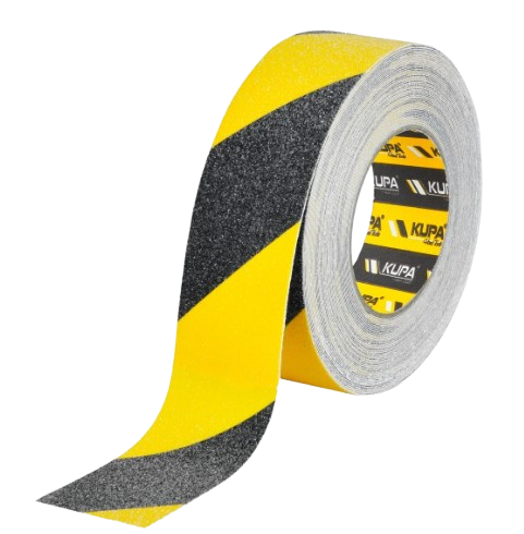 KUPA KAYDIRMAZ BANT SARI SİYAH 50X15 MT